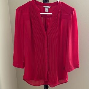 H&M Vibrant Red Blouse